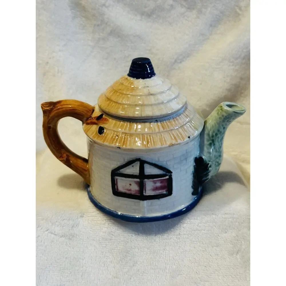 Vintage Cottageware Creamer Or Small Teapot Occupied Japan Collectible Tea Party